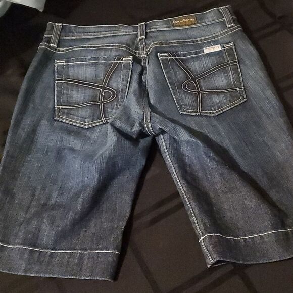 David Kahn Jeanswear Bermuda Denim Jean Shorts Size 27 - Picture 9 of 10